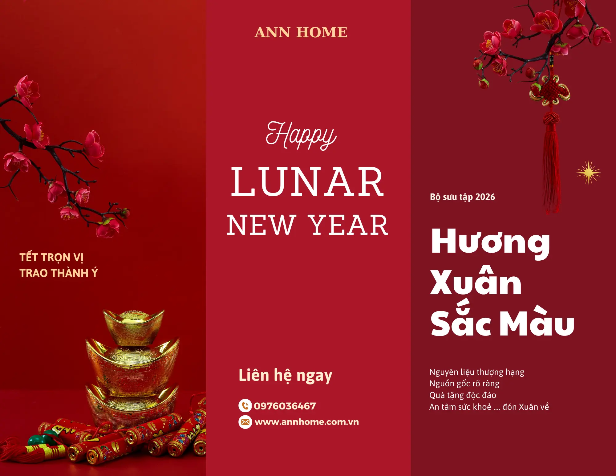 Bánh Tết Cao Cấp 2026 - Nguyên Liệu Thượng Hạng Ann Home